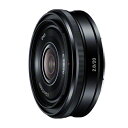 《新品》 SONY（ソニー） E 20mm F2.8 SEL20F28 Lens 交換レンズ 【KK9N0D18P】