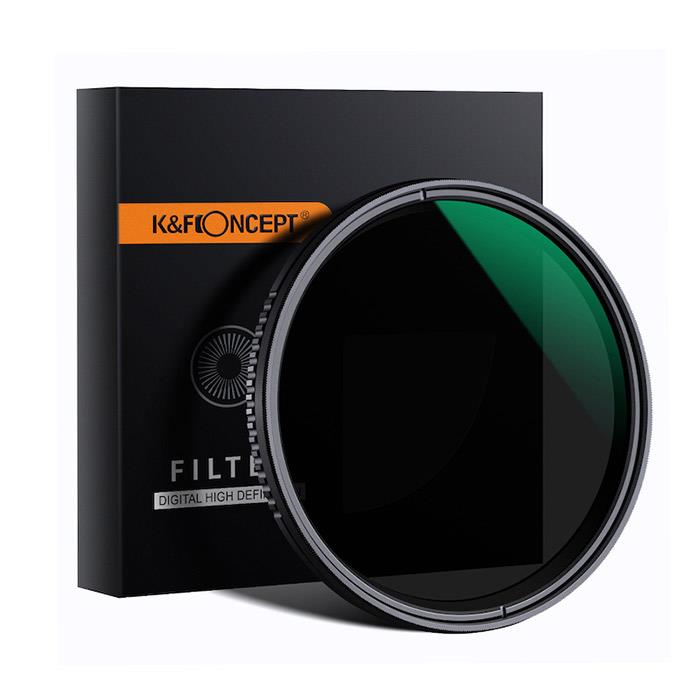 For Special Effects - 《新品アクセサリー》 K&F Concept(ケーアンドエフ・コンセプト) バリアブルNDフィルター 46mm KF-46ND2K【KK9N0D18P】