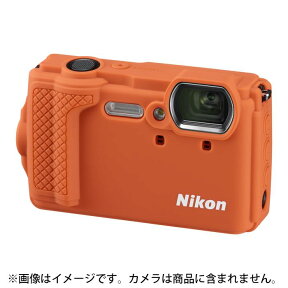 《新品アクセサリー》 Nikon (ニコン) シリコンジャケット CF-CP3 オレンジ〔対応機種: W300〕【KK9N0D18P】 [ カメラケース ]