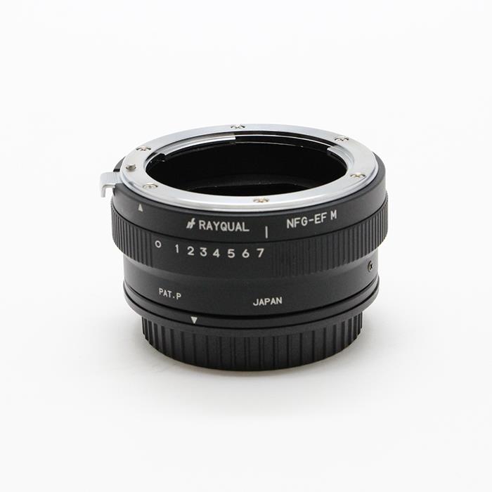 《新品アクセサリー》 RAYQUAL マウントアダプター ニコンF(G)レンズ/キヤノンEOS Mボディ用 絞り操作可