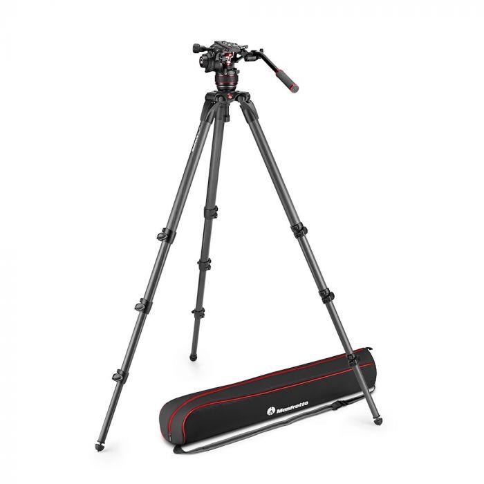 《新品アクセサリー》 Manfrotto（マンフロット）ナイトロテック608ビデオ雲台+536カーボン三脚 MVK608CTALL【KK9N0D18P】〔メーカー取寄品〕