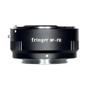 種別：マウントアダプター NOTEFringer（フリンガー）FR-FTX1は、ニコンFマウントレンズをフジフイルムXマウント規格のミラーレスカメラで使用する電子マウントアダプターです。鏡筒と三脚座にマグネシウム合金を使用し、堅牢性を確保しながら軽量化を実現。外観は、レンズ、カメラボディどちらにも調和するデザインとなっております。【主な特徴】・AF-SおよびAF-P NIKKORレンズ(モーター内蔵)との組み合わせで、AE/AF撮影が可能・AF NIKKOR（G・Dタイプ）レンズの絞りコントロール可能・コンティニュアスAF（AF-C）に対応・「顔検出」「瞳AF」に対応・レンズ内の手ブレ補正機構（ニコン「VR」、シグマ「OS」、タムロン「VC」）に対応・ボディ内の手ブレ補正機構に対応・倍率色収差（横色収差LaCA）軽減機能搭載 (※)・撮影した画像の焦点距離、露出などの情報はExifデータとして記録・PC端末とのUSB接続で、ファームウェアのアップデート可能・アダプター内部の植毛加工により内面反射を制御※メーカーオフィシャルサイト公開の対応レンズのみ有効【主な仕様】対応レンズマウント：ニコンFマウント対応カメラマウント：フジフイルムXマウント