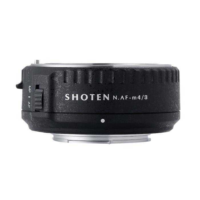 《新品アクセサリー》 SHOTEN （ショウテン）電子マウントアダプター ニコンFレンズ/マイクロフォーサーズボディ用 NAF-m43