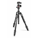 《新品アクセサリー》 Manfrotto (マンフロット) befreeアドバンス アルミニウムT三脚キット MKBFRTA4BK-BH ブラック【KK9N0D18P】【在庫限り】