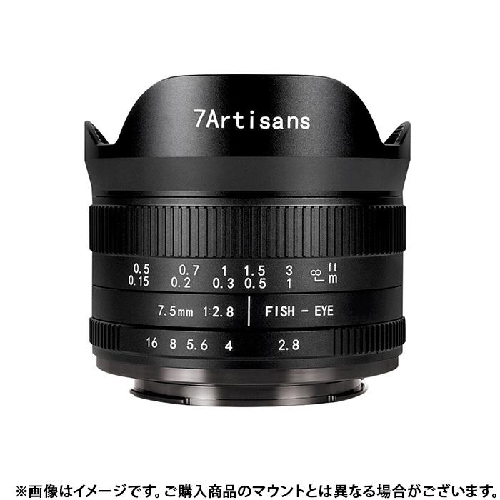 《新品》 七工匠 (しちこうしょう) 7Artisans 7.5mm F2.8 FISH-EYE II ED (ソニーE/APS-C用) ブラック Lens 交換レンズ 【KK9N0D18P】