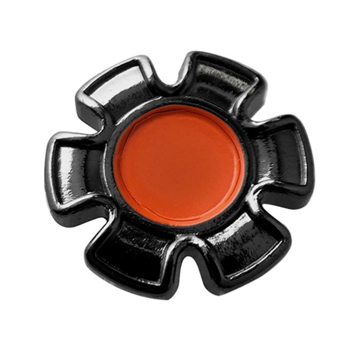 《新品アクセサリー》 cam-in (カムイン) レリーズボタン 12mm オレンジの花【KK9N0D18P】〔メーカー取寄品〕