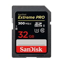 《新品アクセサリー》 SanDisk (サンディスク) Extreme Pro SDHCカード UHS-II 32GB SDSDXDK-032G-GN4IN【KK9N0D18P】