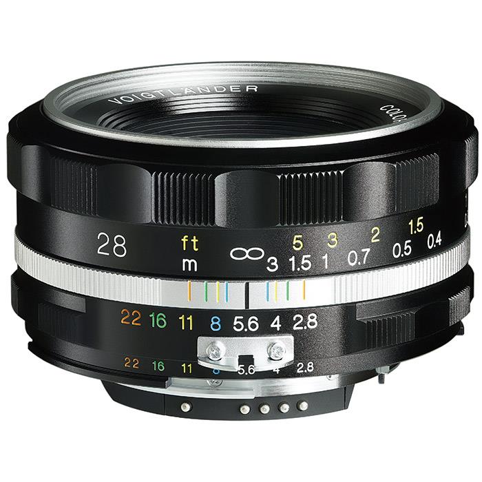 《新品》Voigtlander フォクトレンダー COLOR-SKOPAR 28mm F2.8 Aspherical SL II S ニコンF用 シルバーリム [ Lens | 交換レンズ ]〔レンズフード別売〕【KK9N0D18P】