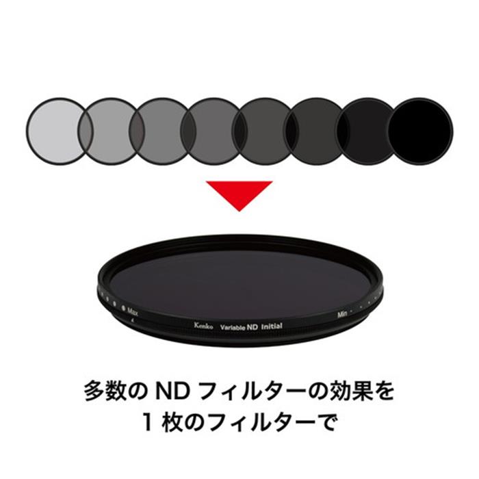 《新品アクセサリー》 Kenko (ケンコー) バリアブルND Initial 58mm 【KK9N0D18P】