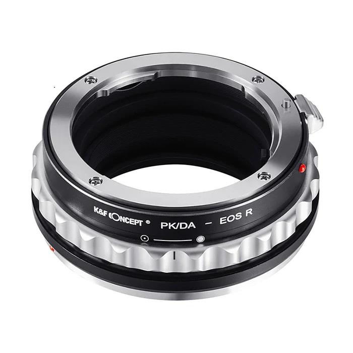 《新品アクセサリー》 K&F Concept (ケーアンドエフ・コンセプト) マウントアダプター ペンタックスK(DA)レンズ/キヤノンRFボディ用 絞りリング付き KF-DARF【KK9N0D18P】 2