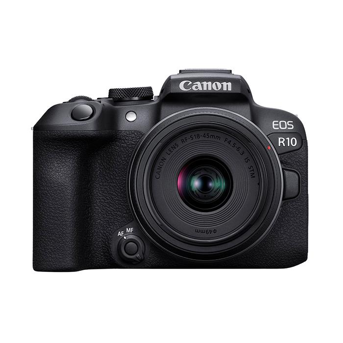 《新品》 Canon (キヤノン) EOS R10 RF-S18-45 IS STM レンズキット[ ミラーレス一眼カメラ | デジタル一眼カメラ | デジタルカメラ ]【KK9N0D18P】