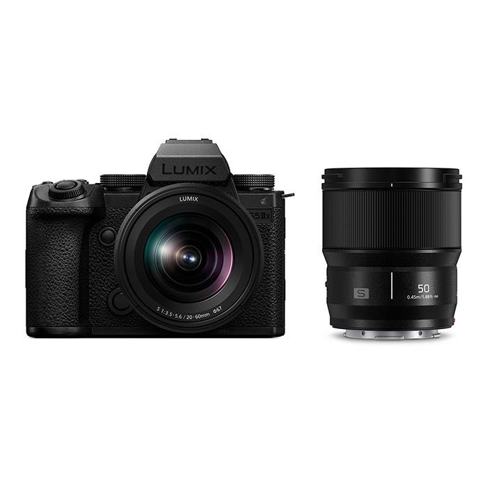 《新品》Panasonic (パナソニック) LUMIX S5IIX ダブルレンズキット DC-S5M2XW ブラック[ ミラーレス一眼カメラ | デジタル一眼カメラ | デジタルカメラ ]【KK9N0D18P】