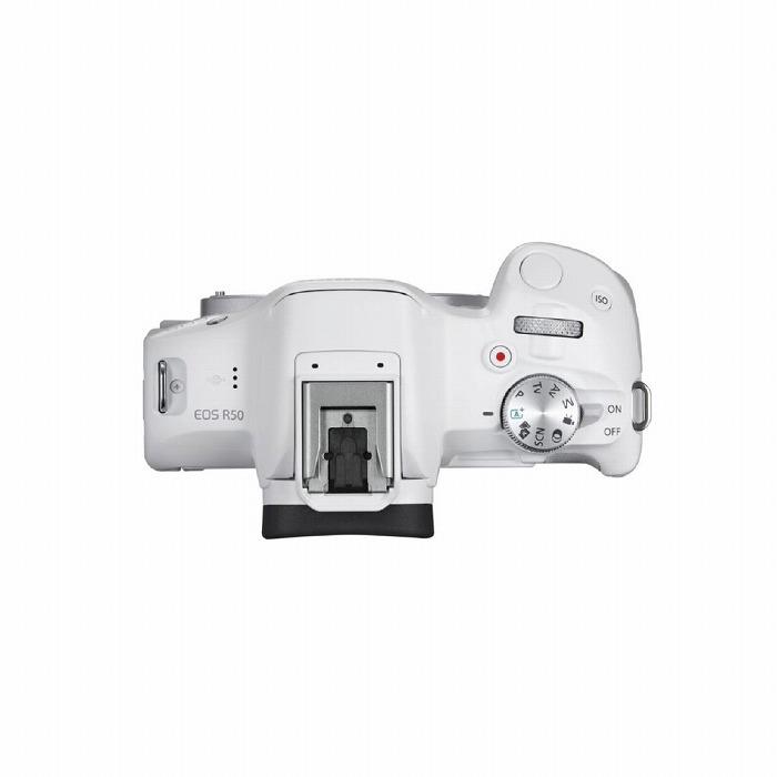 《新品》 Canon (キヤノン) EOS R50 RF-S18-45 IS STMレンズキット ホワイト[ ミラーレス一眼カメラ | デジタル一眼カメラ | デジタルカメラ ]【KK9N0D18P】【キャッシュバック￥8,000-対象】【同時購入キャッシュバック対象】