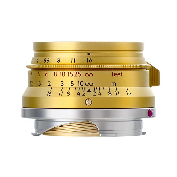 《新品》 Light lens lab (ライトレンズラボ) M 35mm F2 (周八枚)+UVフィルター+フード ブラスゴールド..