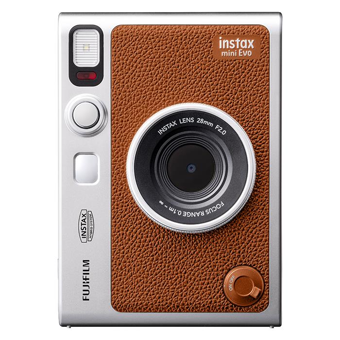 《新品》 FUJIFILM (フジフイルム) ハイブリッドインスタントカメラ チェキ instax mini Evo (USB Type-C対応モデル) ブラウン※こちらの製品はお一人様1点限りとさせていただきます。【KK9N0D18P】