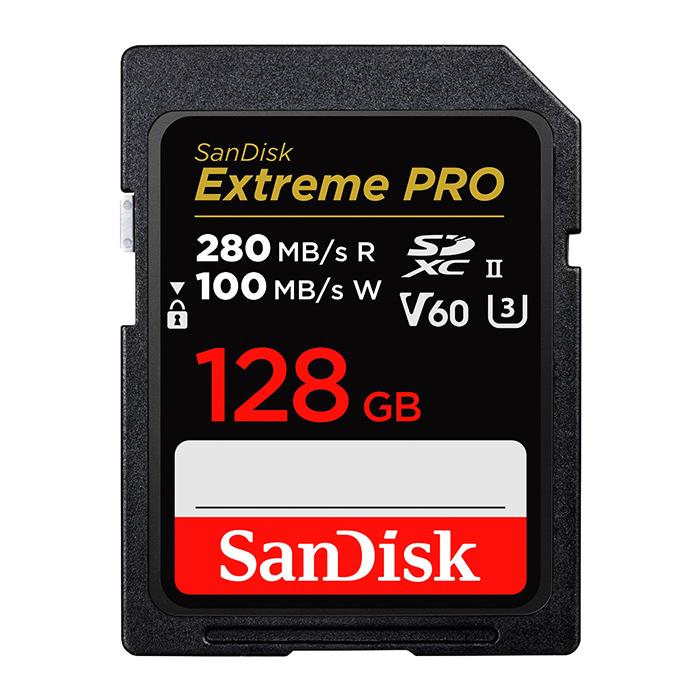 《新品アクセサリー》 SanDisk (サンディスク) ExtremePRO SDXCカード UHS-II 128GB SDSDXEP-128G-GN4IN【KK9N0D18P】