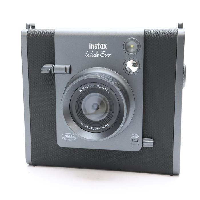 【中古】 《難有品》 FUJIFILM instax WIDE Evo ブラック
