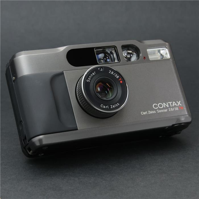 【中古】 《良品》 CONTAX T2 D チタンブラック 【希少なチタンブラックが入荷しました！】【ファインダー内清掃/巻き上げ作動AF精度露出精度調整/各部点検済】