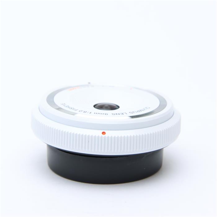 【中古】 《美品》 OLYMPUS フィッシュアイボディキャップレンズ BCL-0980 ホワイト (マイクロフォーサーズ) [ Lens | 交換レンズ ]