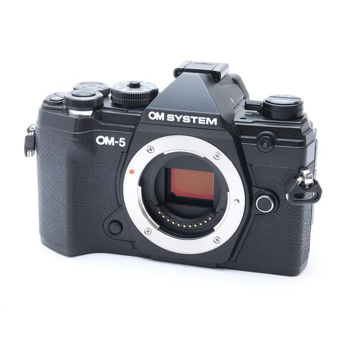 【中古】 《良品》 OM SYSTEM OM-5 ボディ ブラック 【リアグリップラバー部品交換/各部点検済】 [ デジタルカメラ ]