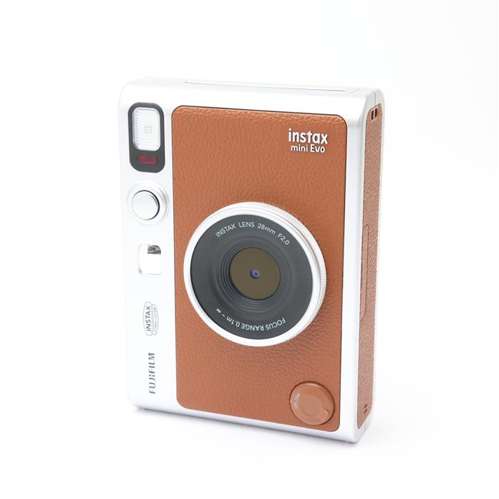 【中古】 《美品》 FUJIFILM instax mini Evo（USB Type-C） ブラウン