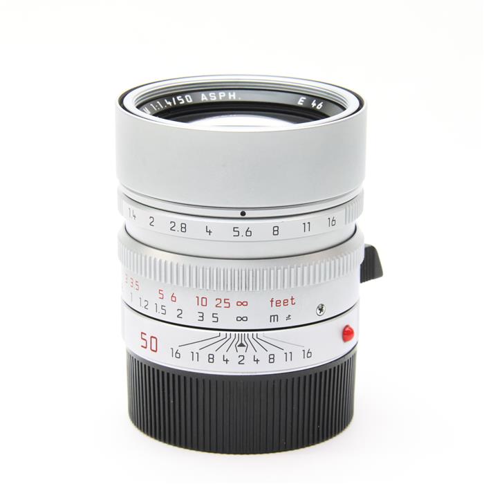 【中古】 《良品》 Leica ズミルックス M50mm F1.4 ASPH. (6bit) シルバー 【点検証明書付きライカカメラジャパンにて絞り羽根清掃/フード部部品交換/レンズ内クリーニング/ピントフォーカシングマウント作動調整/各部点検済】 [ Lens | 交換レンズ ]