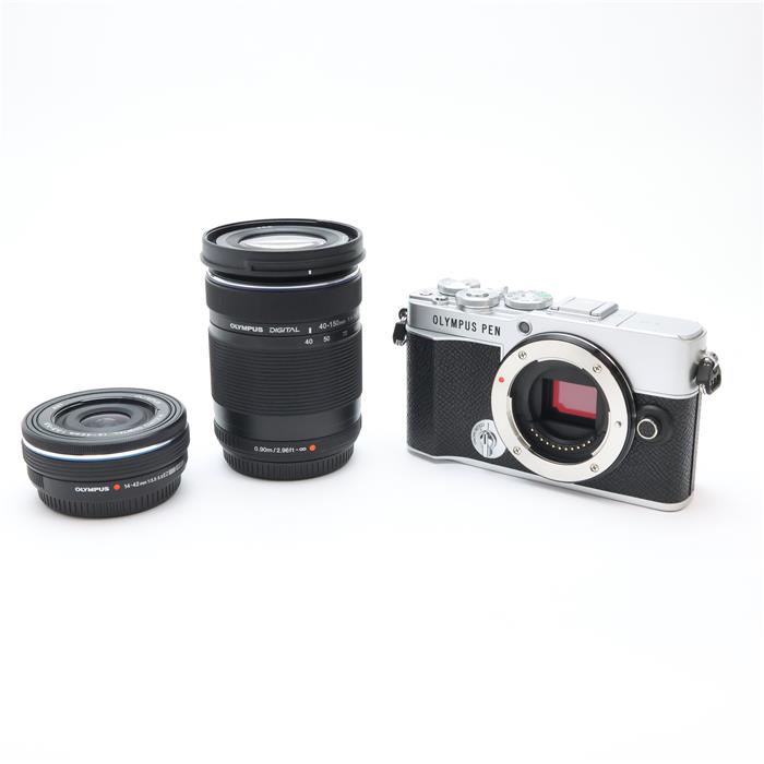 【中古】 《美品》 OLYMPUS PEN E-P7 EZダブルズームキット シルバー [ デジタルカメラ ]