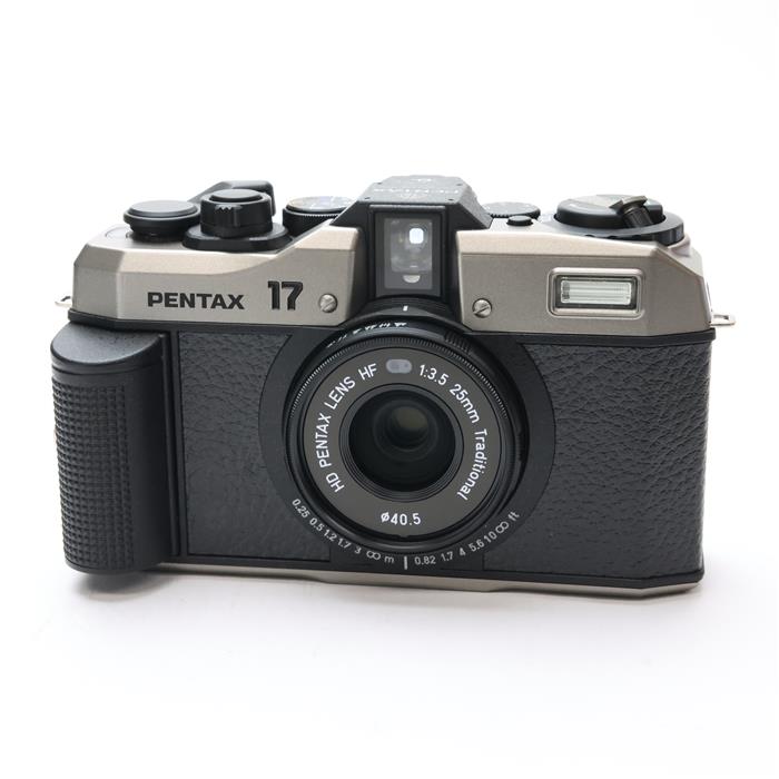 【中古】 《美品》 PENTAX 17 ダークシルバー 【別売フィルター付！】