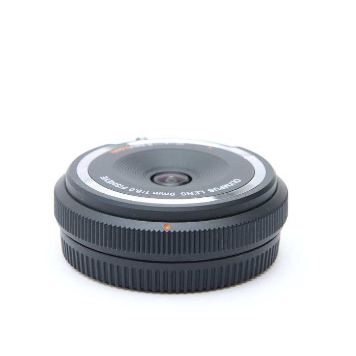 【中古】 《美品》 OLYMPUS フィッシュアイボディキャップレンズ BCL-0980 ブラック(マイクロフォーサ..