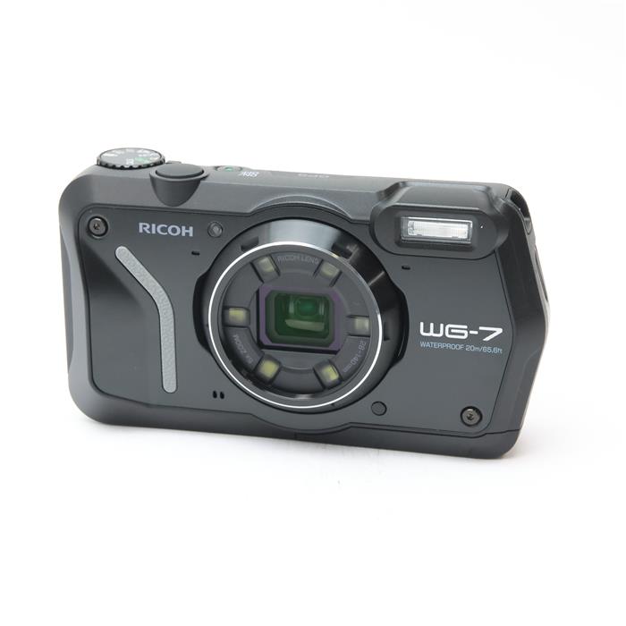 【中古】 《美品》 RICOH WG-7 ブラック 【上部一部外装部品交換/各部点検済】 [ デジタルカメラ ]