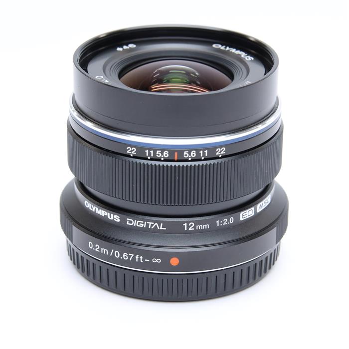【中古】 《美品》 OLYMPUS M.ZUIKO DIGITAL ED 12mm F2.0 ブラック (マイクロフォーサーズ) [ Lens | 交換レンズ ]
