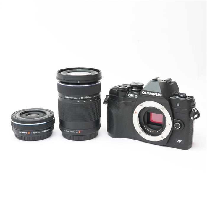 【中古】 《美品》 OLYMPUS OM-D E-M10 Mark IV EZダブルズームキット ブラック [ デジタルカメラ ]