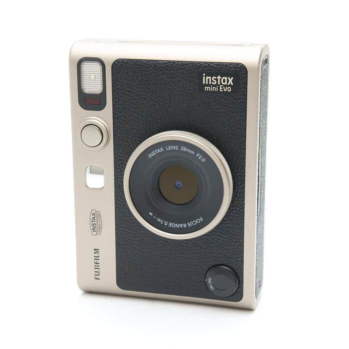 【中古】 《新同品》 FUJIFILM instax mini Evo 90th SPKit チタニウムゴールド