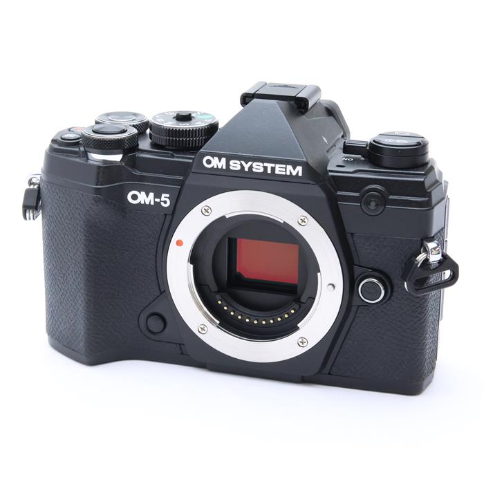 【中古】 《美品》 OM SYSTEM OM-5 ボディ ブラック 【ファインダー内清掃/各部点検済】 [ デジタルカメラ ]