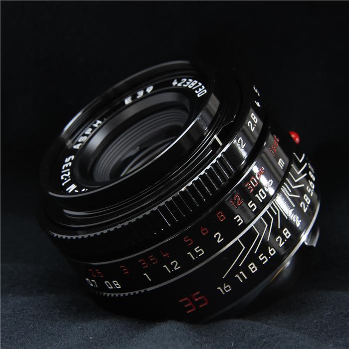 【中古】 《美品》 Leica ズミクロン M35mm F2 ASPH. ミレニアム ブラックペイント【点検証明書付きライカカメラジャパンにてピントフォーカシングマウント作動調整/絞り羽根清掃/各部点検済】 [ Lens | 交換レンズ ]