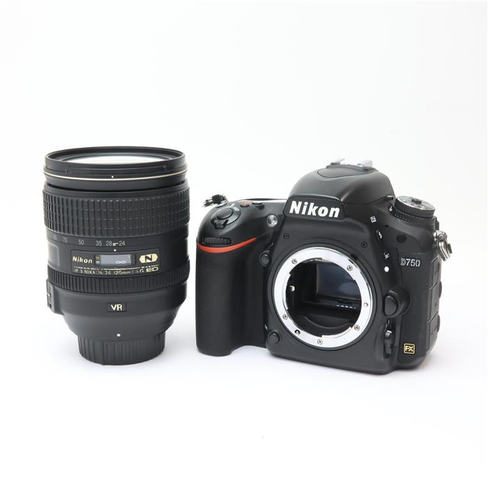 【中古】 《並品》 Nikon D750 24-120 VR レンズキット 【フォーカスリングVR機構部品交換/各部点検済】【別売予備バッテリー付！】 [ デジタルカメラ ]