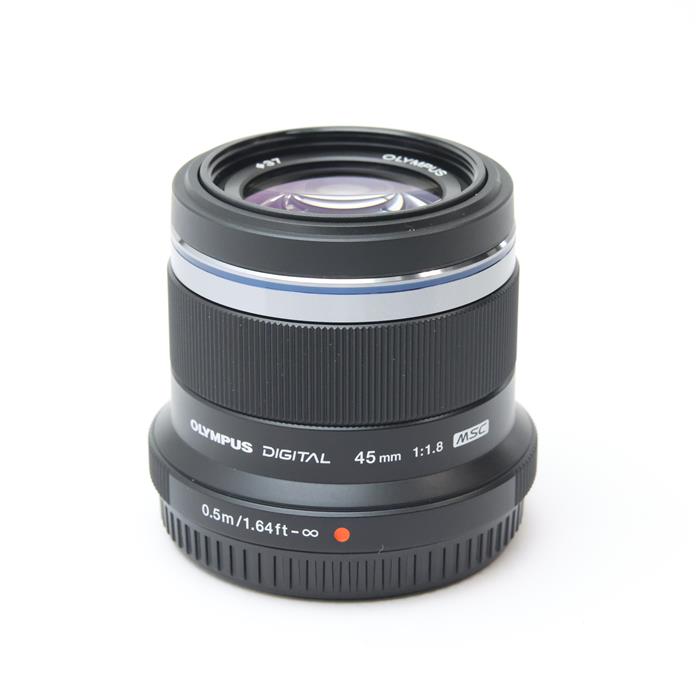 【中古】 《良品》 OLYMPUS M.ZUIKO DIGITAL 45mm F1.8 ブラック (マイクロフォーサーズ) [ Lens | 交換レンズ ]