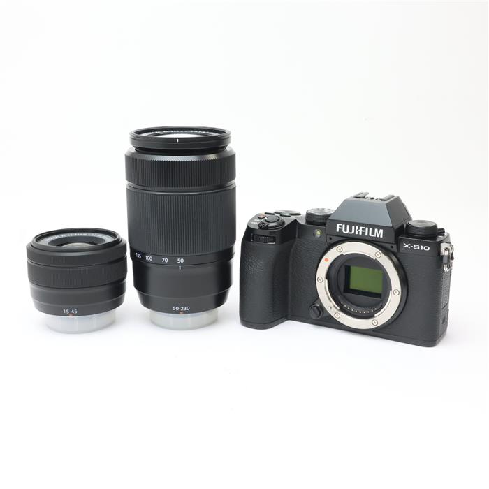 【中古】 《美品》 FUJIFILM X-S10 ダブルズームレンズキット ブラック [ デジタルカメラ ]