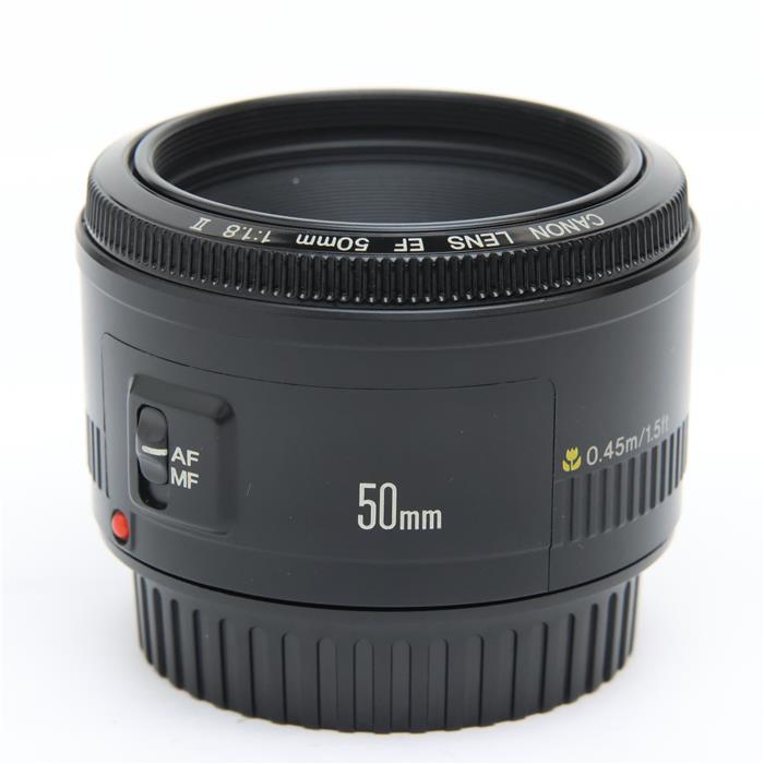 【中古】 《良品》 Canon EF50mm F1.8 II 【別売レンズフードフードアダプター付！】 [ Lens | 交換レンズ ]