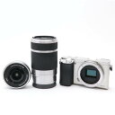 【あす楽】 【中古】 《並品》 SONY α6000ダブルズームレンズキット ILCE-6000Y シルバー 【モードダイヤル部品交換/各部点検済】 デジタルカメラ