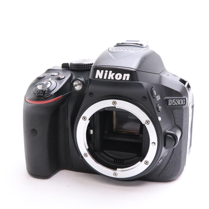 【あす楽】 【中古】 《並品》 Nikon D5300 ボディ ブラック 【グリップラバー部品交換/各部点検済】 デジタルカメラ