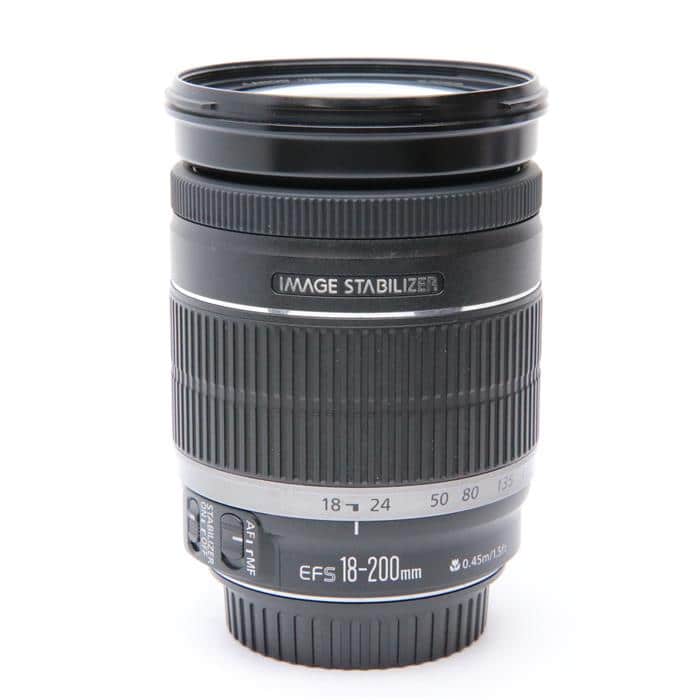 【あす楽】 【中古】 《並品》 Canon EF-S18-200mm F3.5-5.6 IS 【レンズ内クリーニング/ピントリング部品交換/各部点検済】 Lens 交換レンズ