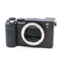 【あす楽】 【中古】 《良品》 SONY α7C ボディ ILCE-7C ブラック 【ホットシューバネ部品交換/各部点検済】 [ デジタルカメラ ]