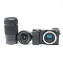 【あす楽】 【中古】 《並品》 SONY α6000ダブルズームレンズキット ILCE-6000Y ブラック デジタルカメラ