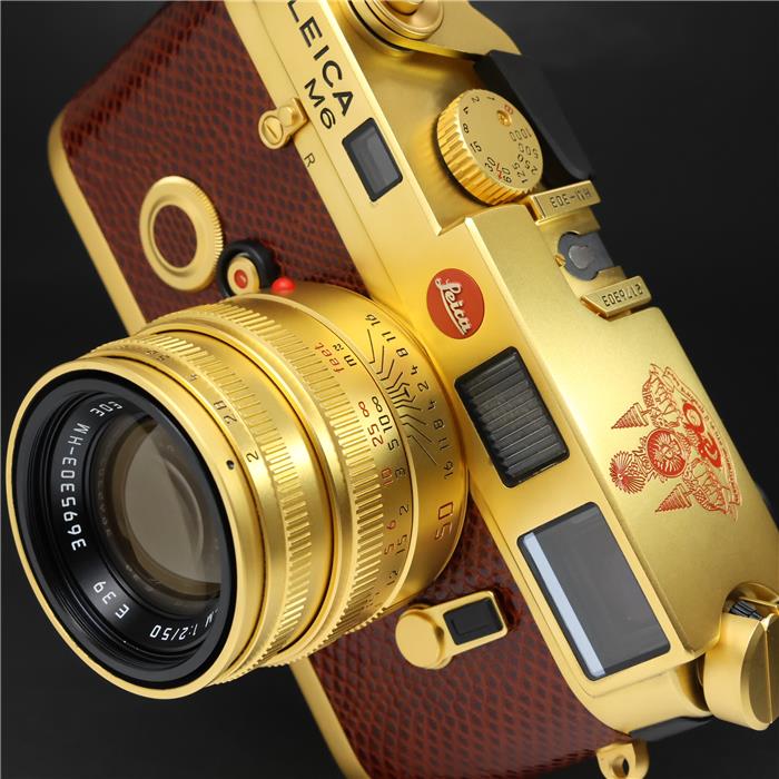 【中古】 《良品》 Leica M6 Gold Thailand セット 【世界700セット限定！プミポン国王即位50周年を記..
