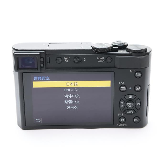 【中古】 《並品》 Panasonic LUMIX DC-TX2 ブラック 【液晶モニター部品交換/光学レンズ交換修理/センサークリーニング/各部点検済】 [ デジタルカメラ ]