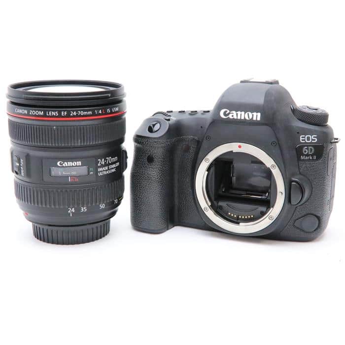 【あす楽】 【中古】 《並品》 Canon EOS 6D Mark II EF24-70 F4L IS USM レンズキット [ デジタルカメラ ]