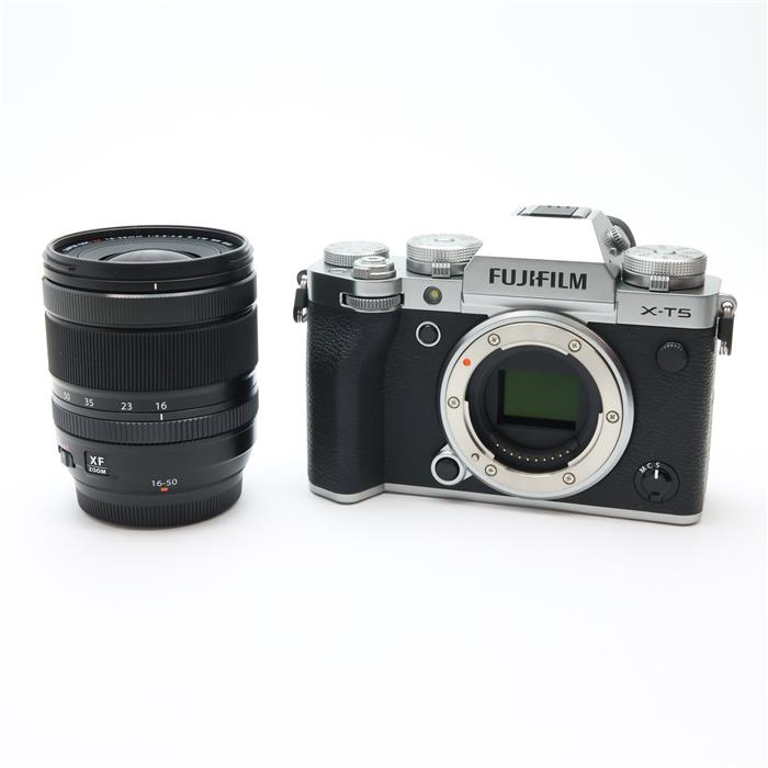 【中古】 《美品》 FUJIFILM X-T5 XF16-50mmレンズキット シルバー [ デジタルカメラ ]
