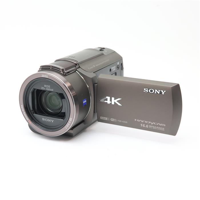 【中古】 《美品》 SONY デジタル4Kビデオカメラレコーダー FDR-AX40 ブラウン [ デジタルカメラ ]