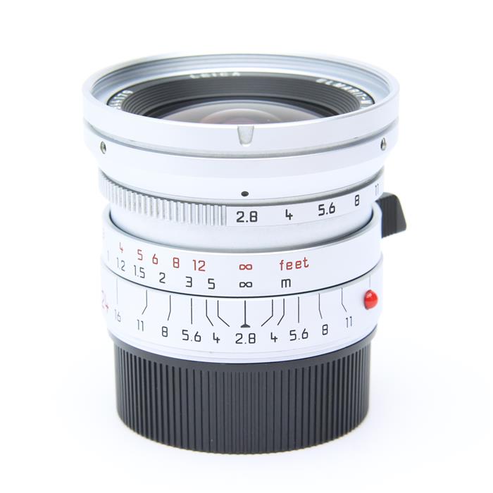 【あす楽】 【中古】 《良品》 Leica エルマリート M24mm F2.8 ASPH シルバー 【点検証明書付きライカカメラジャパンにて指標部部品交換/フォーカシングマウント作動調整/各部点検済】 Lens 交換レンズ